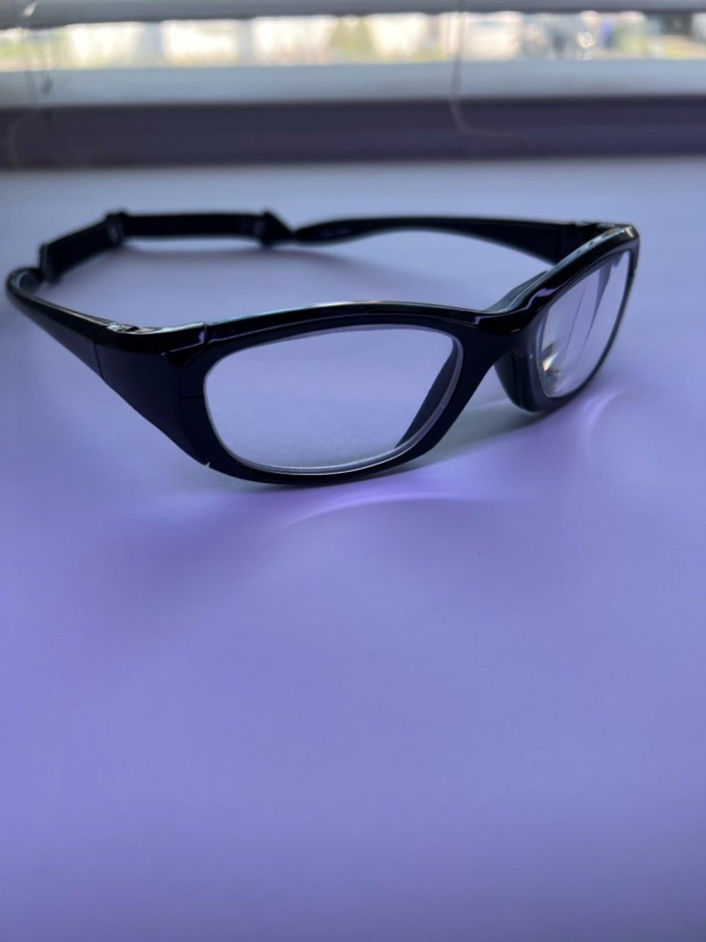 Liberty MX-30 MX30 Sporty Glasses Full Frame Black w/ Strap (RX Ready)